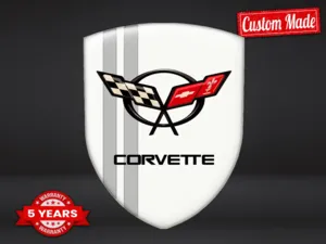 Corvette Emblemi Silicone Auto Resistenti Pregiati Professionali